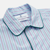 Purple Green Stripe Nightshirt