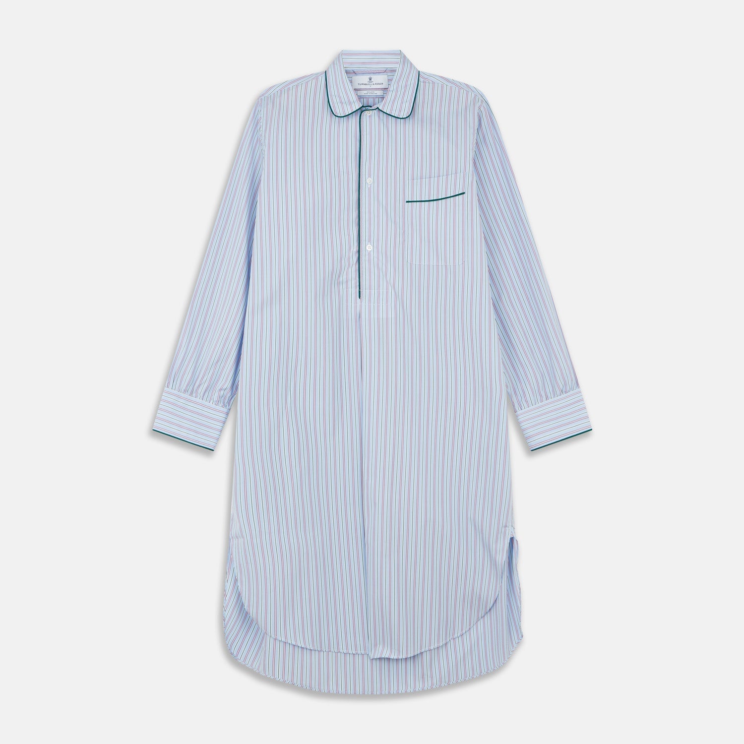 Purple Green Stripe Nightshirt
