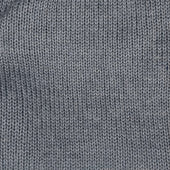 Roll Neck Merino Pullover In Grey
