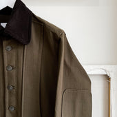 Cotton Herringbone Twill Field Jacket
