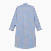 Pale Multi Check Cotton Sussex Nightshirt