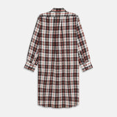 Multi Check Linen Blend Sussex Nightshirt