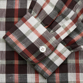 Multi Check Linen Blend Sussex Nightshirt