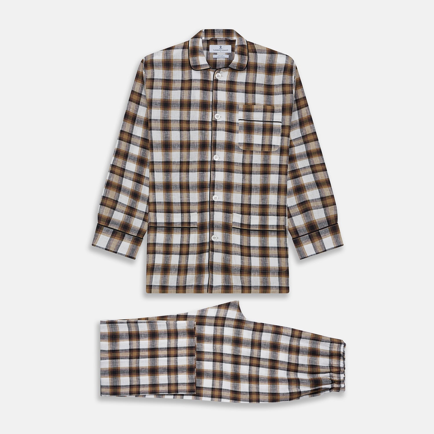 Multi Check Linen Hyde Pyjama Set