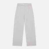 Yellow and Green Stripe Cotton Hastings Pyjama Trousers
