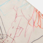 Sketched Pattern Wool Chilcott Scarf