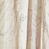 Sketched Pattern Wool Chilcott Scarf