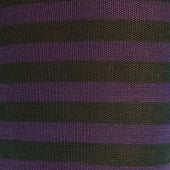 Purple Striped Cotton Blend Socks