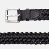 Leather Woven Belt Nbsp