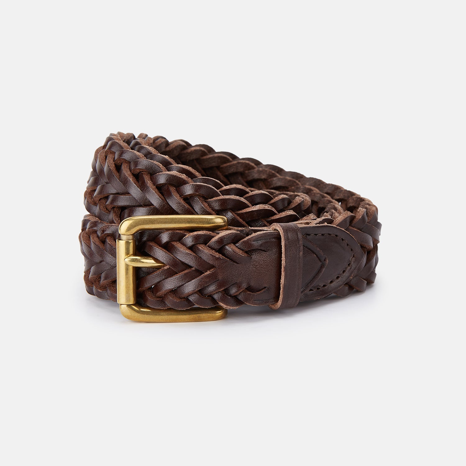 Leather Woven Belt