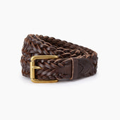 Leather Woven Belt