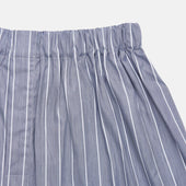 Pale And White Pinstripe Cotton Blend Godfrey Boxer Shorts