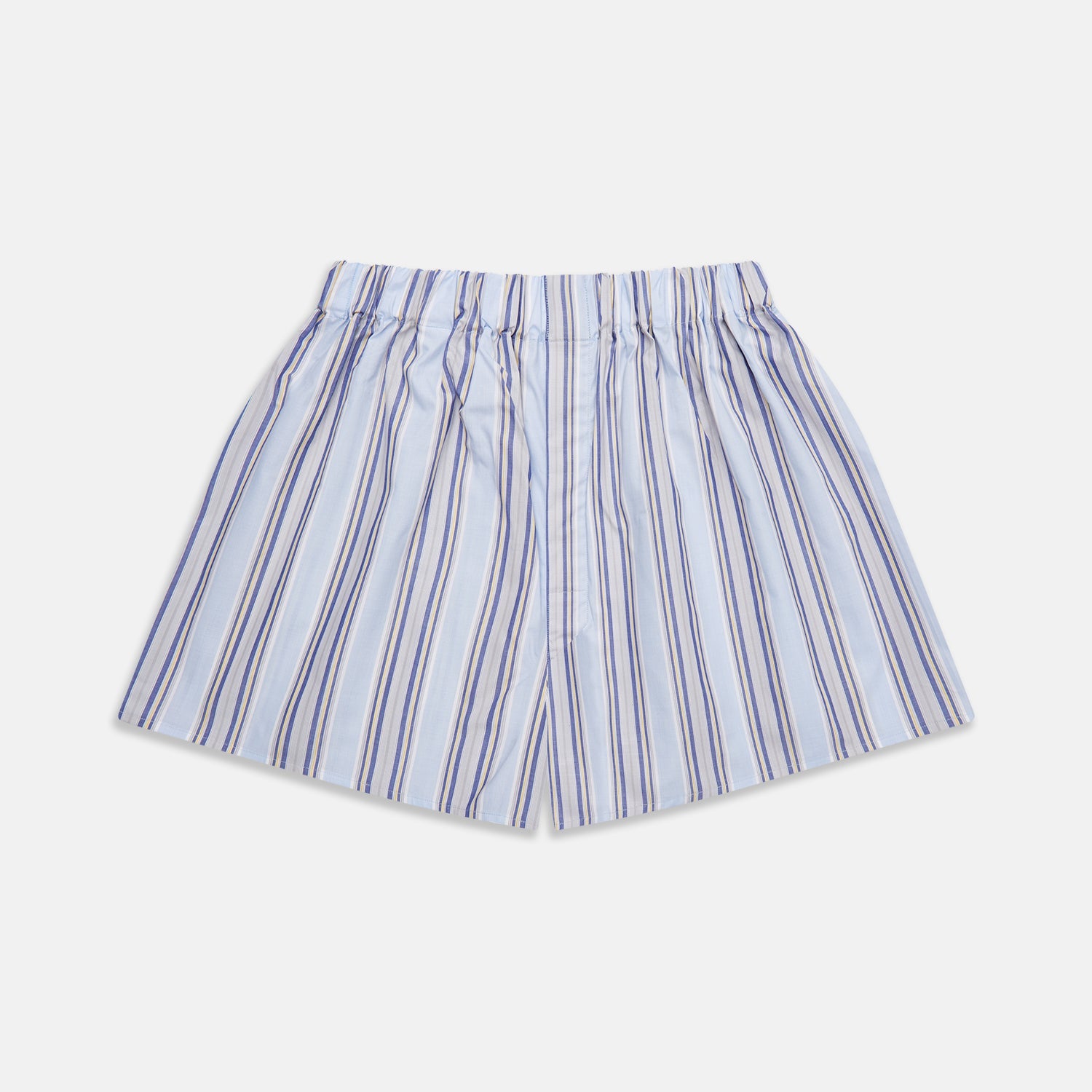 Pale And Yellow Multi Stripe Cotton Godfrey Boxers