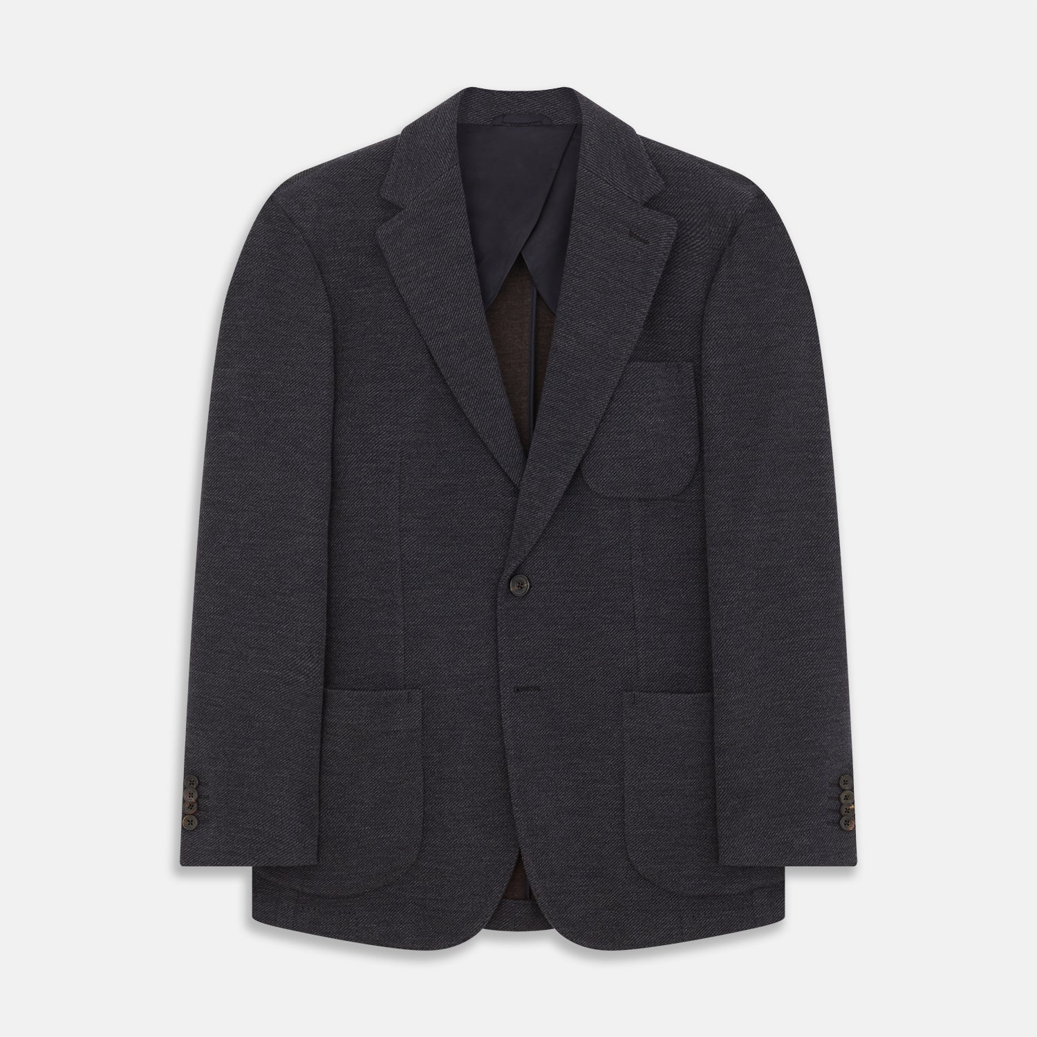 Cashmere Blend Henley Blazer