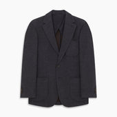 Cashmere Blend Henley Blazer