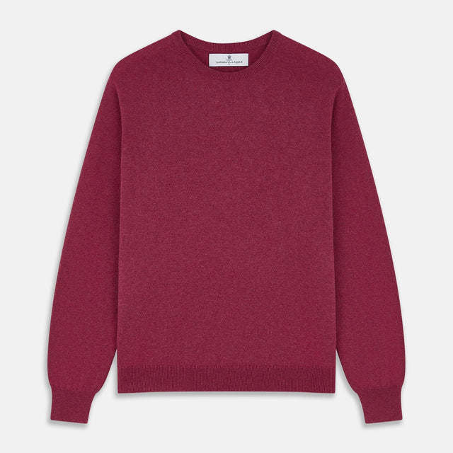 Soft Burgundy Cashmere Glenn Jumper
