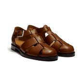 Fisherman sandal [Men Tan soft calfskin]