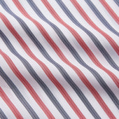 Red And Blue Stripe Cotton Quin Pyjamas