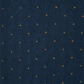 And Gold Polka Dot Cotton Mid Length Socks