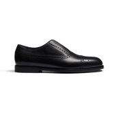 Iena Slip-On Oxford with perforations [Men Black supple calfskin]