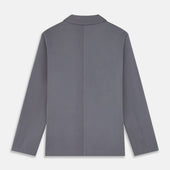Grey Organic Cotton Blend Remy Chore Jacket