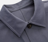 Grey Organic Cotton Blend Remy Chore Jacket