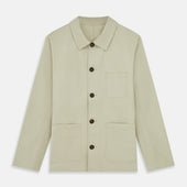 Tan Organic Cotton Blend Remy Chore Jacket