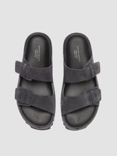 Agor 010 Suede Slide Sandals