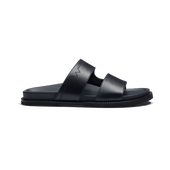 Anatomical Mule Double V [Initial Navy smooth calfskin]
