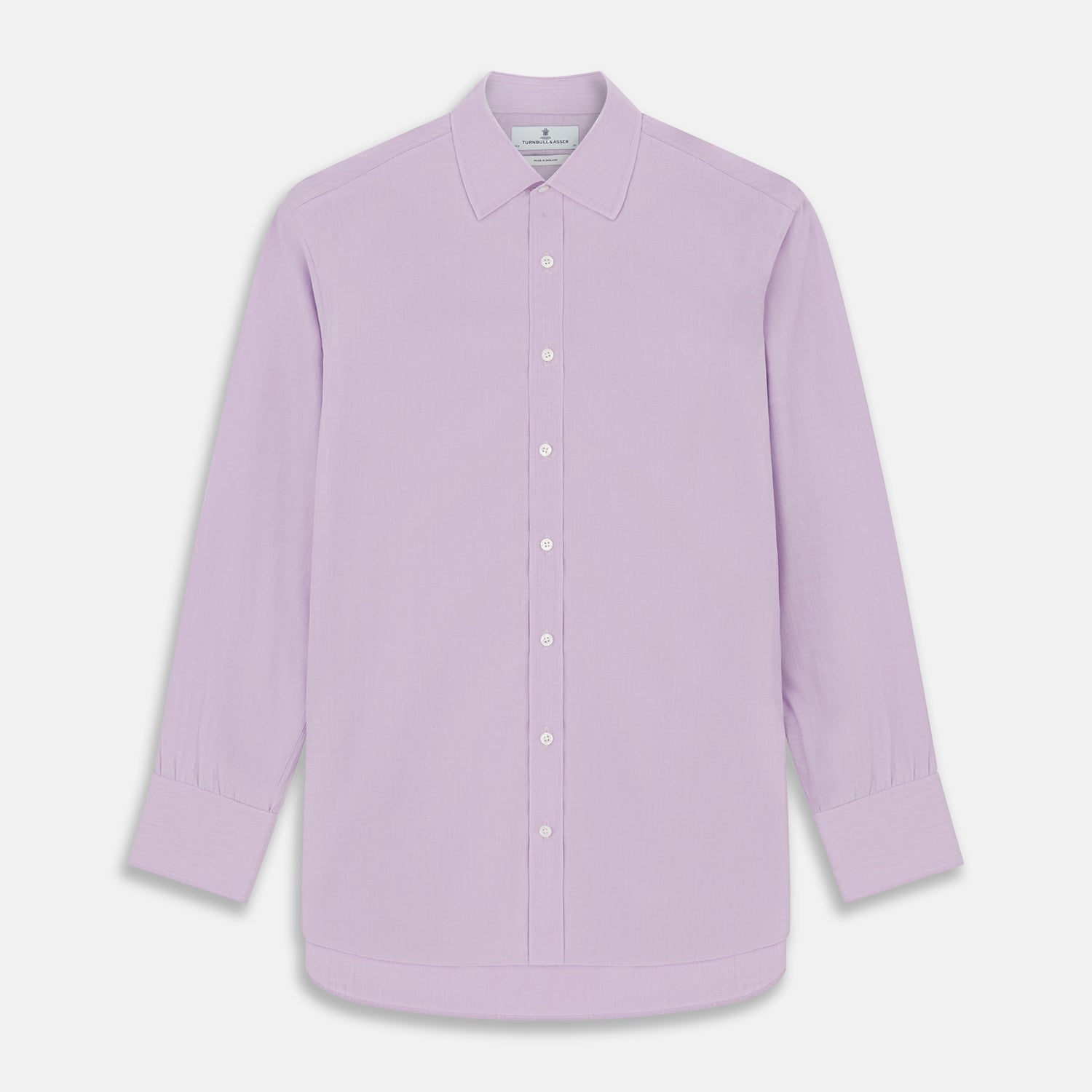 LILAC COTTON REGULAR FIT SHIRT