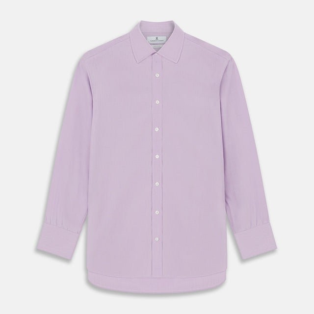 LILAC COTTON REGULAR FIT SHIRT