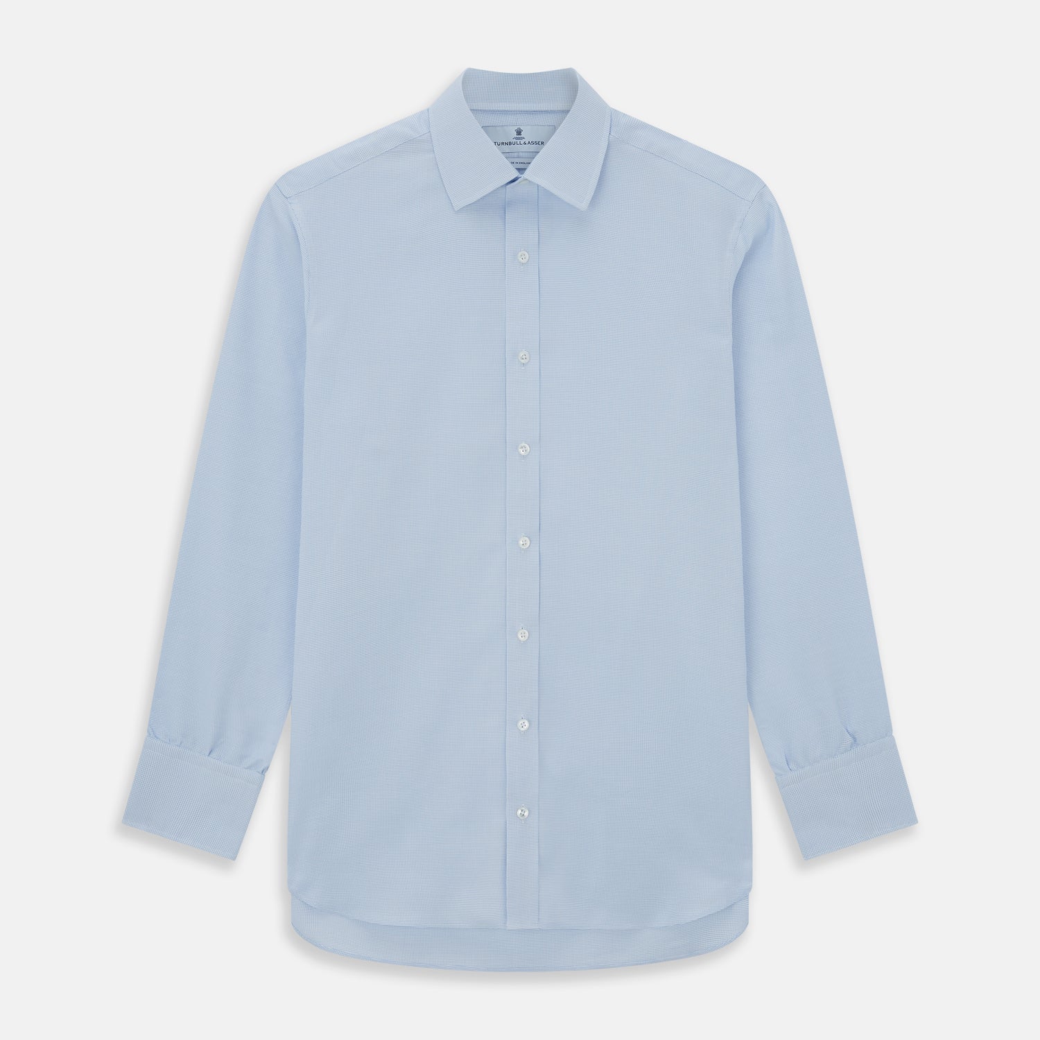 PALE BLUE MULTI-CHECK REGULAR FIT SHIRT