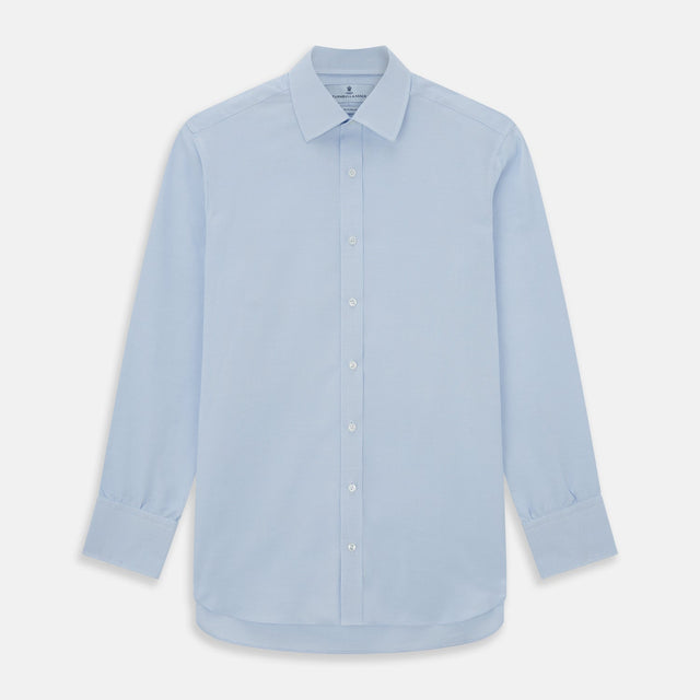 PALE BLUE MULTI-CHECK REGULAR FIT SHIRT