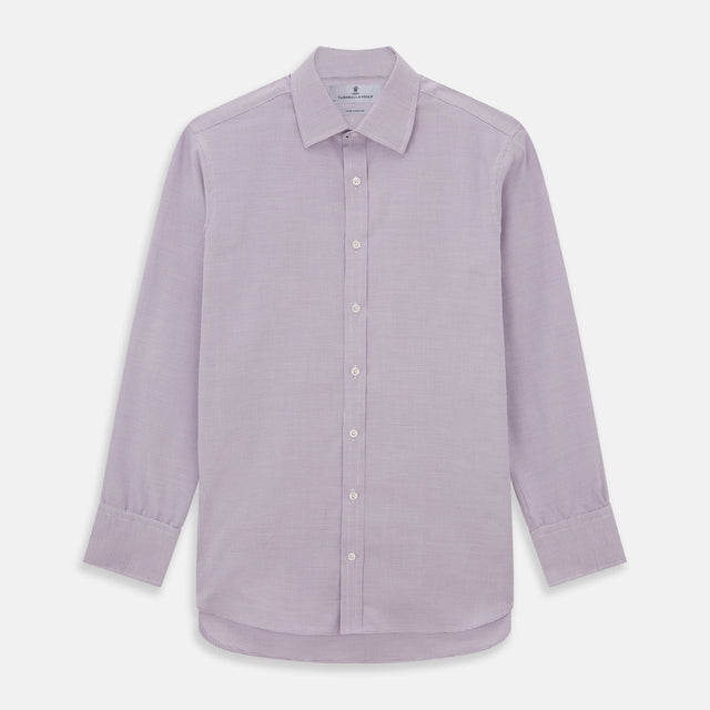 LILAC MULTI-CHECK COTTON REGULAR FIT SHIRT