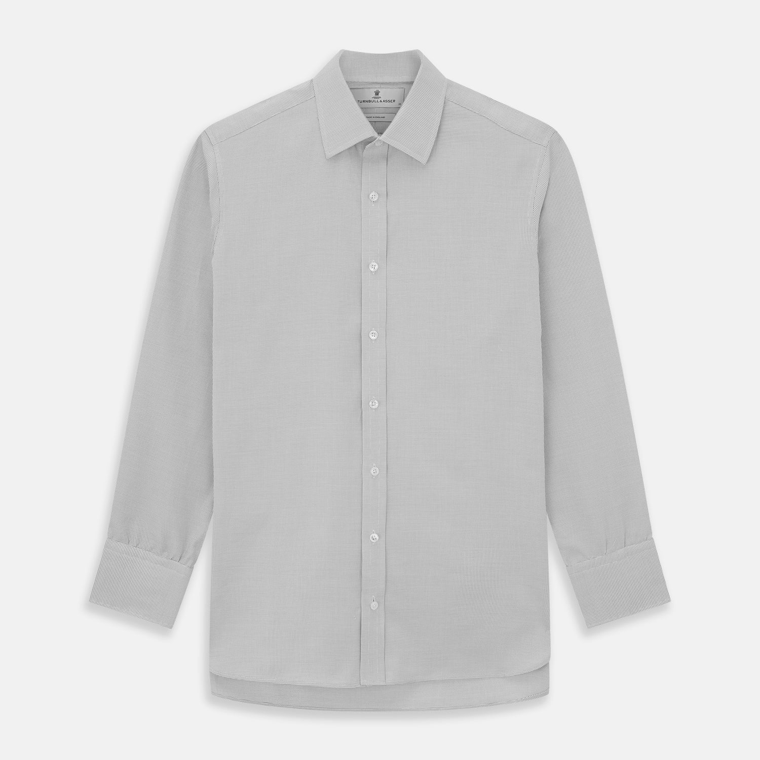 SILVER MULTI-CHECK COTTON REGULAR FIT SHIRT