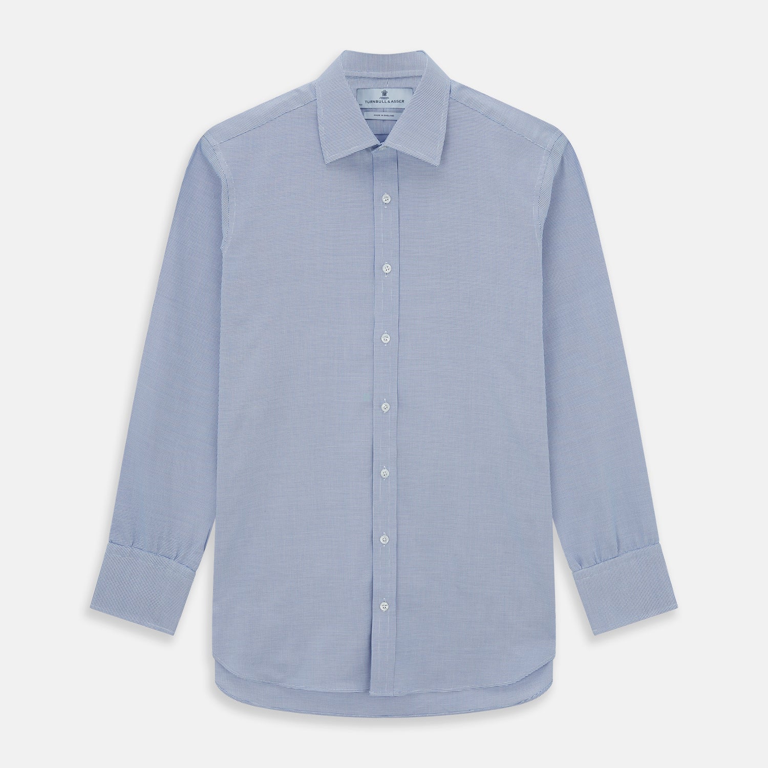 NAVY MULTI-CHECK COTTON REGULAR FIT SHIRT