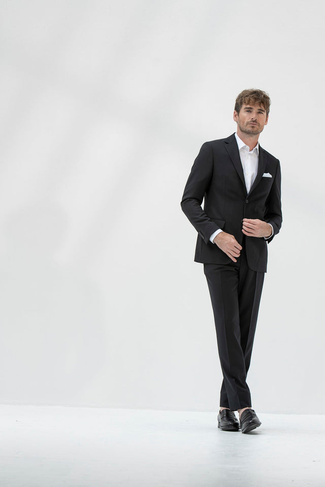 Black Picture wool suit
