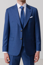 Costume Mistral Col Pointe En Laine Vierge