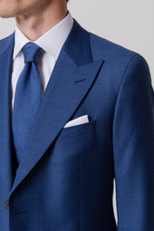 Costume Mistral Col Pointe En Laine Vierge