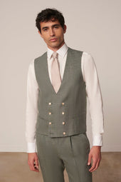 Gilet Crois Cabaneros En Laine Vierge