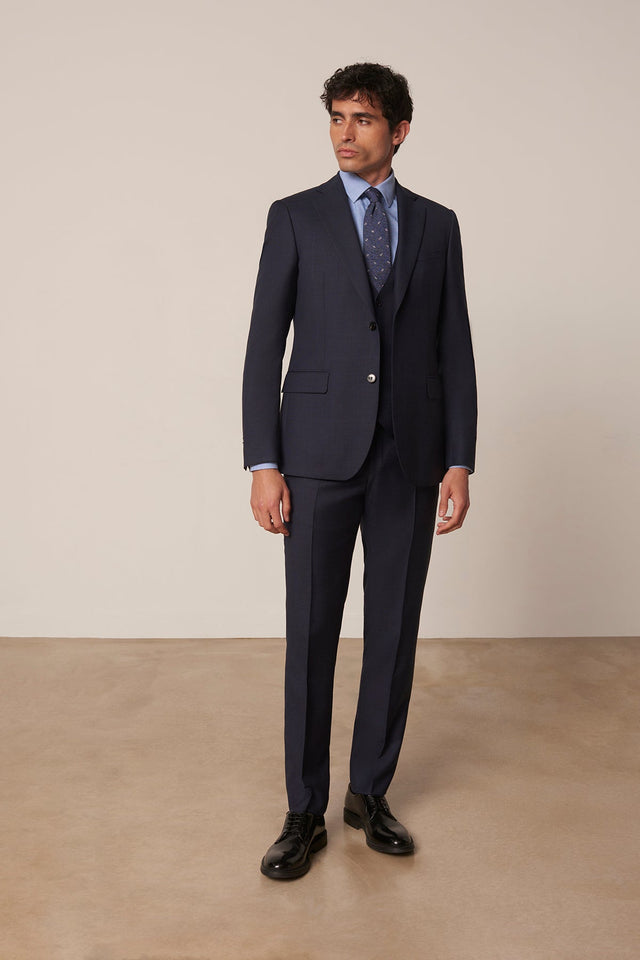 Alcazar virgin wool regular-fit suit