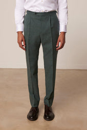 Costume Droit Battlo En Laine Vierge Coton Et Soie