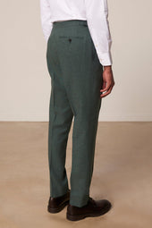 Costume Droit Battlo En Laine Vierge Coton Et Soie