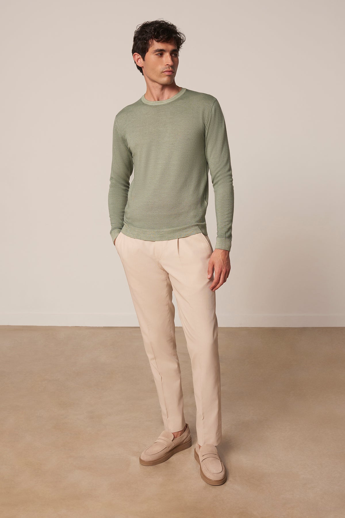 Cigalo Pants In Beige Cotton