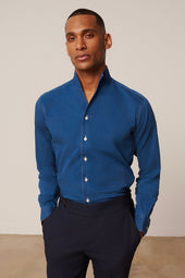 Chemise Slim Nebraska Col Indien