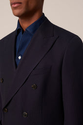 Veste Crois E Estaque En Laine