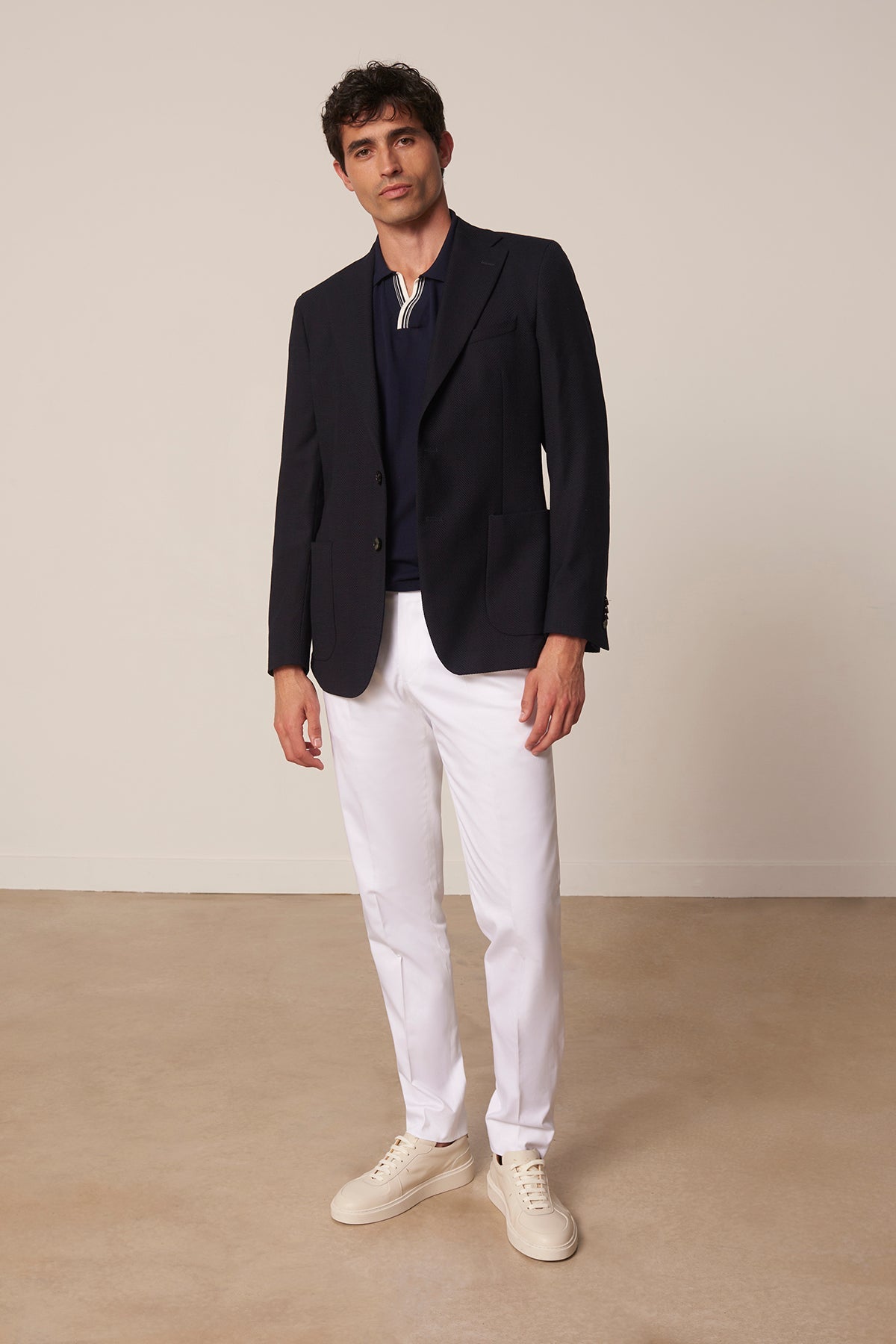 Goya Straight Wool Blazer Jacket