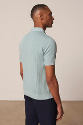 Polo Rodrigo En Coton Vert D Eau