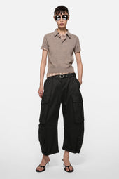 Twill Cargo Trousers