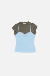 Layered Lace T Shirt